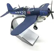 Replica Pre-Build Aircraf 1/72 for Navy F4U Pirate Carrier-Based Land-Based Metal DieCast Fighter Replica Pre-Build Military Aircraf Model Collection Gift Display