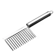 1PC Stainless Steel Potato Cutter Wavy French Fry Soap Slicer Chopping Knife