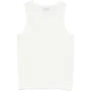 [Dries Van Noten] Dries Van Noten Open-knit Vest L WHITE