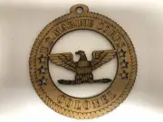 Marine Corps Officer Rank Insignia COLONEL wooden ornament