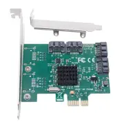 SATA PCIE Expansion Card Adapter PCI Express X1 to 4 Port SATA3.06717