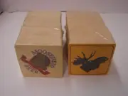 100 Vintage Moose Head Canadian Lager Beer Cardboard Two-Sided Beer Coasters