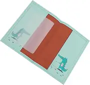 [CALLARON] Cartoon Passport Holder Portable Cover for Travel Id Cards Storage Pouch Lightweight and Dustproof Design for Teachers Students and Volunteers