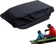 Protective Cover for Sled - Heavy Duty Travel Cover with Waterproof Oxford Cloth | Durable Sled Protector for Snow, Rain, Mud, Dust, Camping, Fishing, and Ice Fishing Shelter, Outdoor Sled Sl