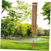 Extra Large 58" Bronze Wind Chimes for Outside Deep Tone, Big Outdoor