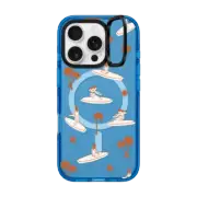 iPhone 16 Pro Impact Ring Stand Case MagSafe Compatible Surf and Turf by Shayla Bond