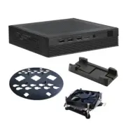 TX06 Desktop Mini ITX Case Support Thin DCIN Motherboards Space Saving Cooling