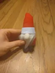 4" Gnome Santa Hat