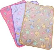 NUSITOU 3pcs Pet Blanket Dog Blanket Sleep Mat for Pets Fluffy Dog Blanket Dog Warm Blanket Pet Sleep Mat Blanket for Dogs Kitten Blanket Doggy Mat Puffy Blanket Fall Dogs Blanket Flannel