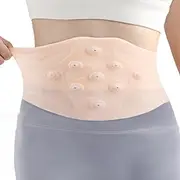 Lumbar Compression Massage Brace | Back Massage Compression Shock-Absorbing Lumbar Brace | Breathable Lumbar Protector Flexible Back Support for Tennis, Cycling