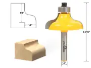 1/2" Traditional Ogee Edge Forming Router Bit - 1/4" Shank - Yonico 13148q