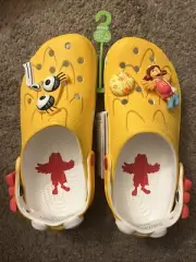 Crocs X McDonald's W9 M7 Yellow Classic Birdie Clog Sandal New Big Bird