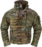 [ZAPT] 1000D CORDURA US Army Tactical Jacket Military Waterproof Windproof Hard Shell Jackets (Large, Camo), Camo, Large