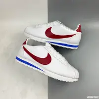 在飛比找Yahoo!奇摩拍賣優惠-NIKE Classic Cortez 白紅藍 皮革 阿甘 