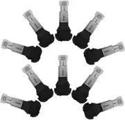 CHICAMPERA 10pcs Metal Tire Valve Stem Replacement Kit Durable Leak Resistant Valve Stems for Cars Trucks and Motorcycles Essential Tire Accessories for Optimal Pressure Maintenance