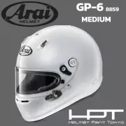 ARAI Pro spec racing Helmet GP6 Medium with GP PED, sold by "Helmet Paint Tokyo"
