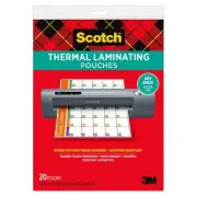 Scotch Thermal Dry Erase Laminating Pouches Letter Size 8.9" x 11.4" 20/Pack