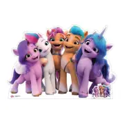 My Little Pony Group Mini Cardboard Cutout with Free Tabletop Standee