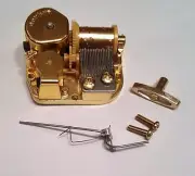 Sankyo 18 Note Music Box Movement With Reuge Wire Stopper-"Because I love You"