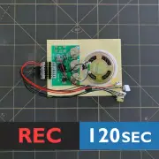 (3-10pcs) 120s 3-BUTTON RECORDABLE chip voice module music sound push speaker