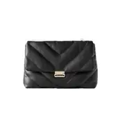 Fashion Shoulder Bag for Women Autumn New Designer Soft PU Leather Crossbody Bags Solid Color Rhombus Lattice Chain Bag