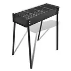vidaXL BBQ Stand Charcoal Barbecue Square 75 x 28 cm HEE