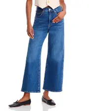 Veronica Beard Taylor High Rise Wide Leg Jeans in Serendipity