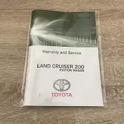Toyota Land Cruiser 200 Series Station Wagon Service Log Book Booklet