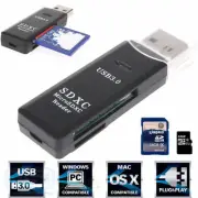 USB3.0 HighSpeed Memory Card Reader Adapter for Micro SD SDXC TF T-Flash US