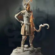 1/24 Resin Sheep Warrior Unpainted Unassembled RW-901-5