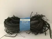 Crafters Choice 100% Wood Raffia Dark Blue/ Green Colour 50g