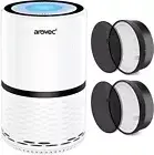 Air Purifier Arovec™ H13 True HEPA. Removes Germs, Smoke, Dust, Pollen, Odors