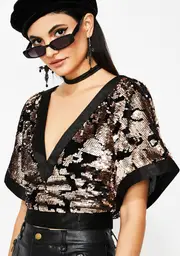 Stuntin' Sparkle Sequin Top