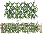 Expandable Trellis Outdoor | Stretchable Decorative Fences,Fence for Home Decoration, Green Plant Background Wall, Staircase & Balcony