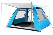 Comfortable Camping TenTfor Family Tripping, InstanTCabin TenTWith Mesh Windows, Portable Waterproof Sunshade