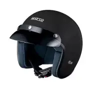 Sparco CLUB J-1 Open Face Helmet ECE Approved Black Matt s. M