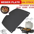 Half Griddle Replacement Part For Weber Plate Q100 Q120 Q1000 Q1200 Series BBQ