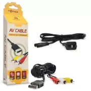 Sega Dreamcast Console System Hookup Bundle Composite AV Cable & AC Power Cord