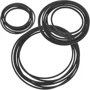 WHAMVOX Strong Durability Cassette Player Drive Belt Replacement Cassette Belts 60pcs 1mm Square for Recording Machines
