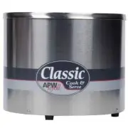 APW Wyott RCW-11 11Qt Electric Round Countertop Warmer/Rethermalizer