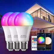 LED RGBCW Colorful Lamp E27 Bulb Lamp Head Smart WiFi Home Party Decor Lights