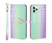 For iPhone 11 Pro Cover Wallet - Green