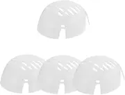 Anti-Collision Insert Shell Crash-Proof Insert Shell 4pcs Anti-Collision Shell Liner Work Lightweight White Anti-Collision Caps Liners Practical Caps Liners