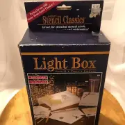 Light box for tracing, stenciling and embossing