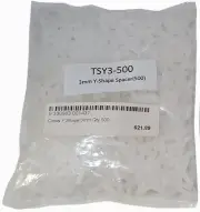 NS Y Shape Spacers - 3mm - 500 piece bag - Tilers Tiling Tools