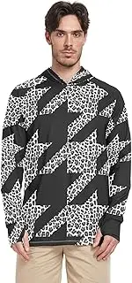 [Caihoyu] Men's Sun Protection Hoodie UPF 50 Men Sun Shade Shirt Quick Dry UV Hooded Rash Guard Beach Hoodies