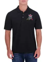 Robert Graham AREZZO Skull King Lion Polo 3XL Short Sleeve NWT $198 Classic Fit