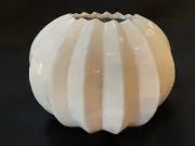 Incanto Handmade Earthenware Table Vase by VIETRI White NEW!