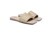 TARRAMARRA Women Woven Flat Slides Taunia Camel / AU Ladies 5 / AU Men 3 / EU 36