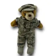 US Air Force Female Plush Bear Forces of America Teddy Bear 11 in Beary Vintage